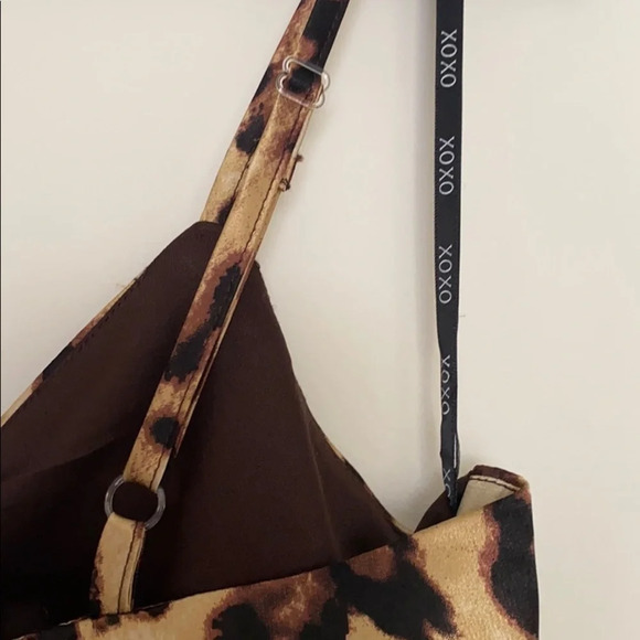 XOXO junior animal print midi dress size 9/10 - Picture 5 of 12